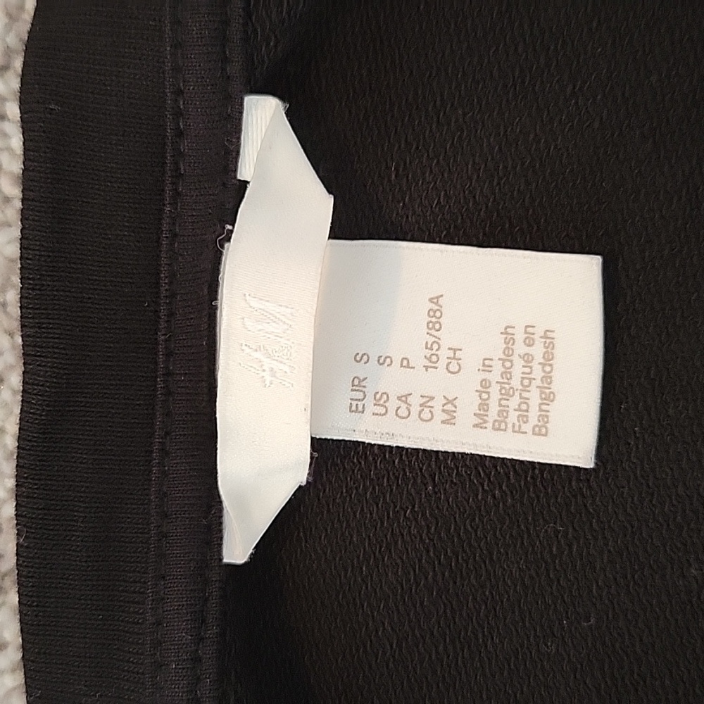 H & M Women's Black Sweatshirt with waist ties - Picture 4 of 6